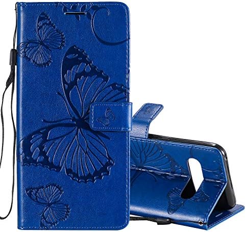 Чанта-портфейл ZYZX LG V60 ThinQ с магнитна закопчалка и е отпечатан във формата на цвете, пеперуда, устойчив