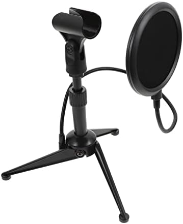 микрофон 1 комплект Скоби Преносим Нескользящий Студиен без микрофон Регулируеми Крака Практичен микрофон за