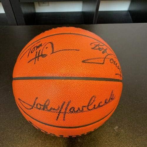 Ед Ауэрбах, Джон Гавличек, Боб Коузи, Легендите на Селтикс, Подписали баскетболен договор с JSA COA - Баскетболни