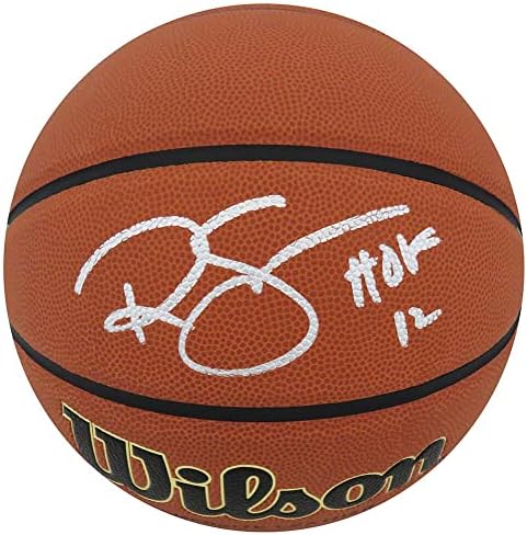 Ралф Сампсън подписа на баскетболна топка Wilson NCAA срещу HOF'12 - Баскетболни топки с автографи