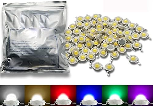 EPASI 100 бр 1/3/5 W Высокомощный led Чип-Лампа Мъниста Бял Светло-Червен Зелен Син Жълт Пълен Набор от UV-Лилаво