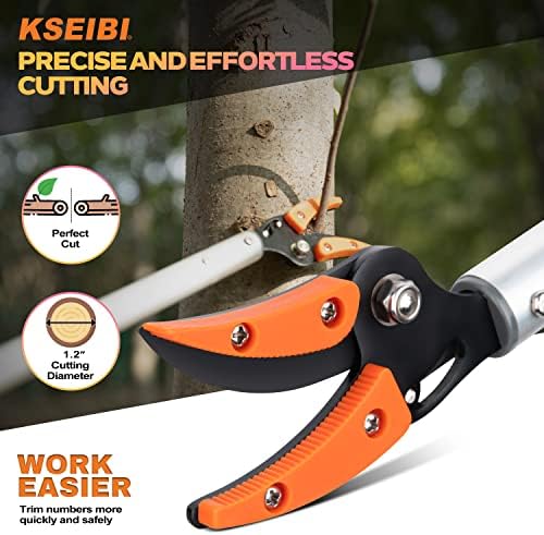 KSEIBI 143010 Байпасный ножици за подстригване и задържане с голям радиус на действие Макс. Раздел 1/2 инча