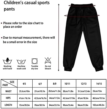 Панталони за момчета HUIACONG, Размер 4-15, Спортни Панталони За момичета, Детски Джоггеры за бягане