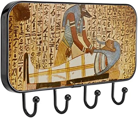 Куки GUEROTKR за Окачване, Самозалепващи Стенни Куки, Самозалепващи Куки, Египетски (древен) Tribal Art Модел