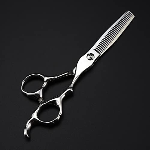 Ножица за подстригване на коса, 6-инчов професионален Японски ножици от стомана 440c, сребърни ножици за коса,