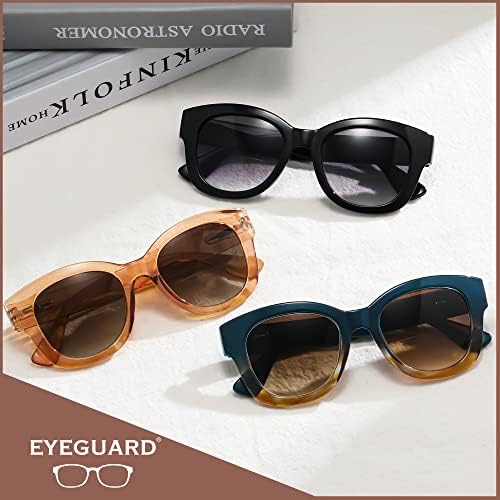 EYEGUARD 2 Опаковки Бифокальных Слънчеви очила за Четене за Жени UV400 Защита на Пружинном Панта Реколта Дизайнерски