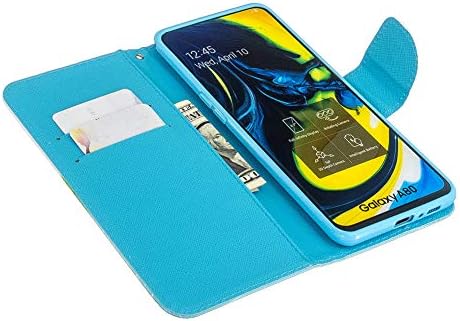 Калъф QIVSTAR, Съвместима за Samsung Galaxy A80/A90, Странични джобове, Своеобразна Защитна обвивка на all inclusive,