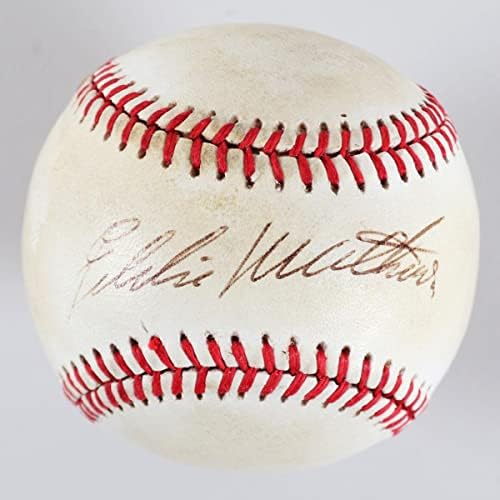 Еди Матюс подписа договор с Бейзбол Брейвз – COA JSA - Бейзболни топки с автографи