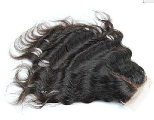 DaJun Hair 6A Средната Част на Лейси Обтегач 5 5 Ppilippines Естествени Човешки Косми Обемна Вълна Избелени Възли Естествен цвят (марка: DaJun)