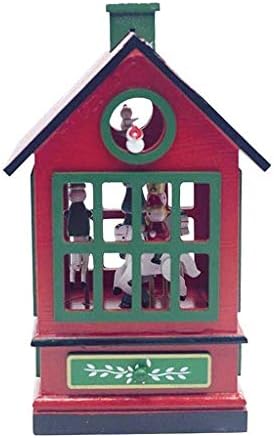 Музикалното Ковчег SHYPT - Музикална Ковчег Sunshine Подаръци за Дървена Къща Коледна Музикална Ковчег за Деца,