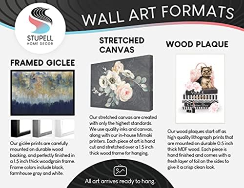 Stupell Industries Обалденный Абстрактен Портрет на Крави Съвременна Живопис на Едрия Рогат Добитък, Стенно Изкуство в Бяла Рамка, 20 x 16, Многоцветен