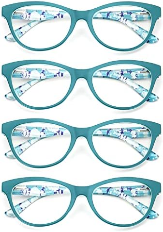 Очила за четене KoKoBin За Мъже И Жени, Блокиране на Синя Светлина, Очила за Четене с кутия пролетта Панти