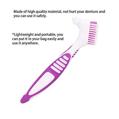 Четка за протези FILFEEL, 2 бр./компл., Специално разработен за цялостно почистване на зъбни протези и стоматологичен