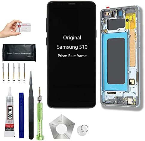 Samsung Galaxy S10 6,1 Истински Оригинално OEM Дисплей, Дигитайзер, Смяна на LCD дисплей Сензорна Монтаж LCD
