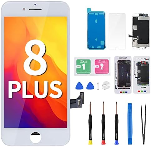 за iPhone Plus 8 Замяната на екрана Черен 5,5 Комплект 8 plus LCD дисплей 3D Сензорен Дигитайзер Пълна Монтаж
