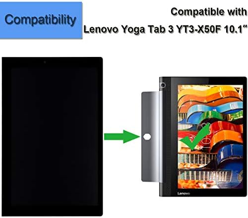 LCD дисплей е Съвместима с Lenovo Yoga Tab 3 YT3-X50F 10,1 LCD сензорен дисплей, Дигитайзер, Сглобени с инструменти
