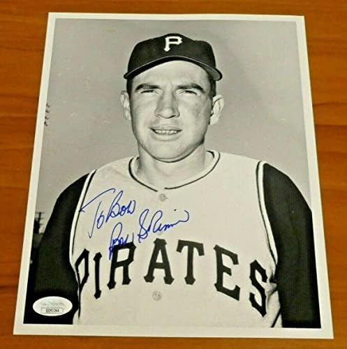 Боб Скинър Подписа винтажную бейзболен снимка 8x10 с JSA COA - Снимки на MLB с автограф