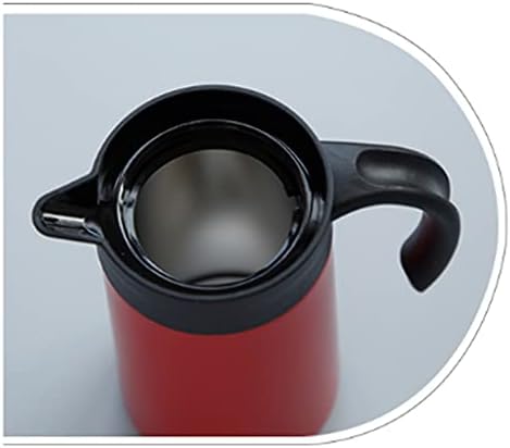 чайник Вакуум Колба от Неръждаема Стомана с Дръжка Изолационен Гърне Преносима Пътна Чаша Запечатани Чаша За